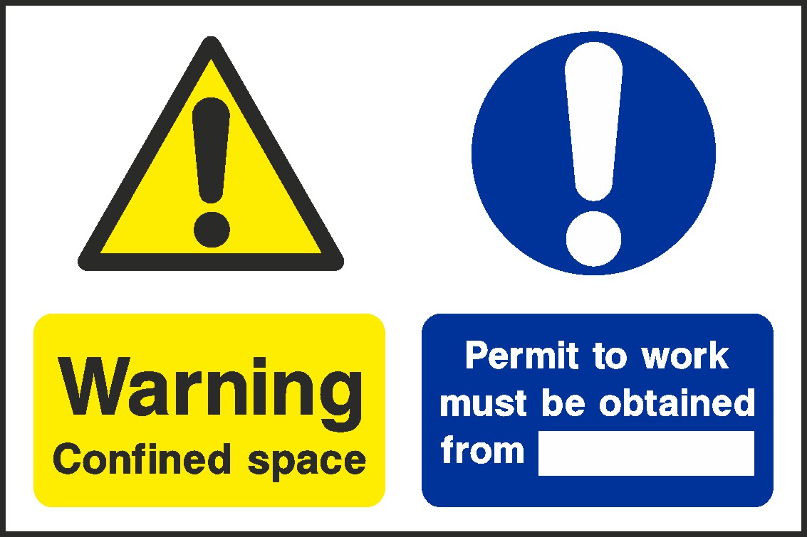 Confined Space Signs and Stickers