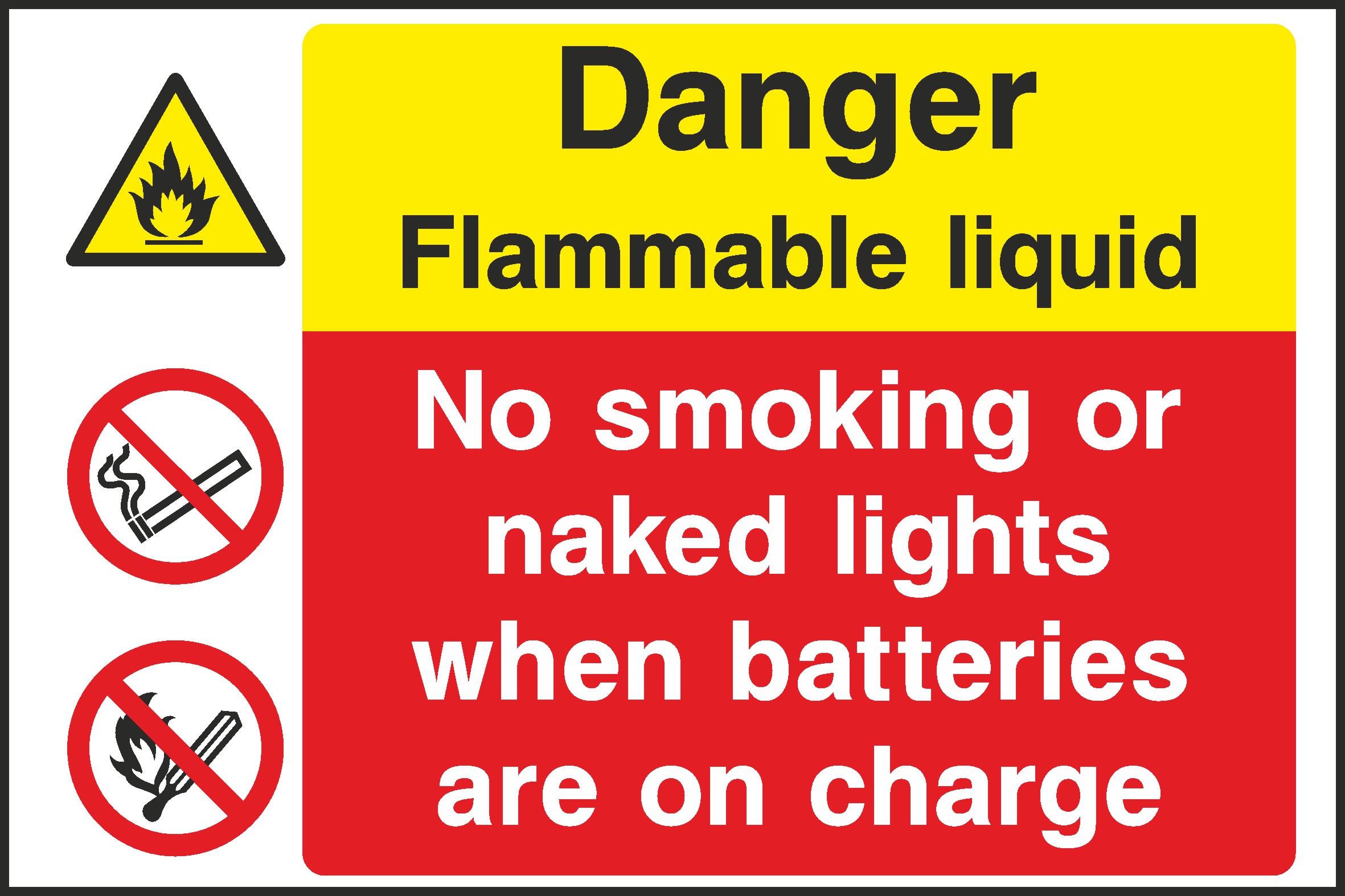 Flammable Liquid Signs and Stickers
