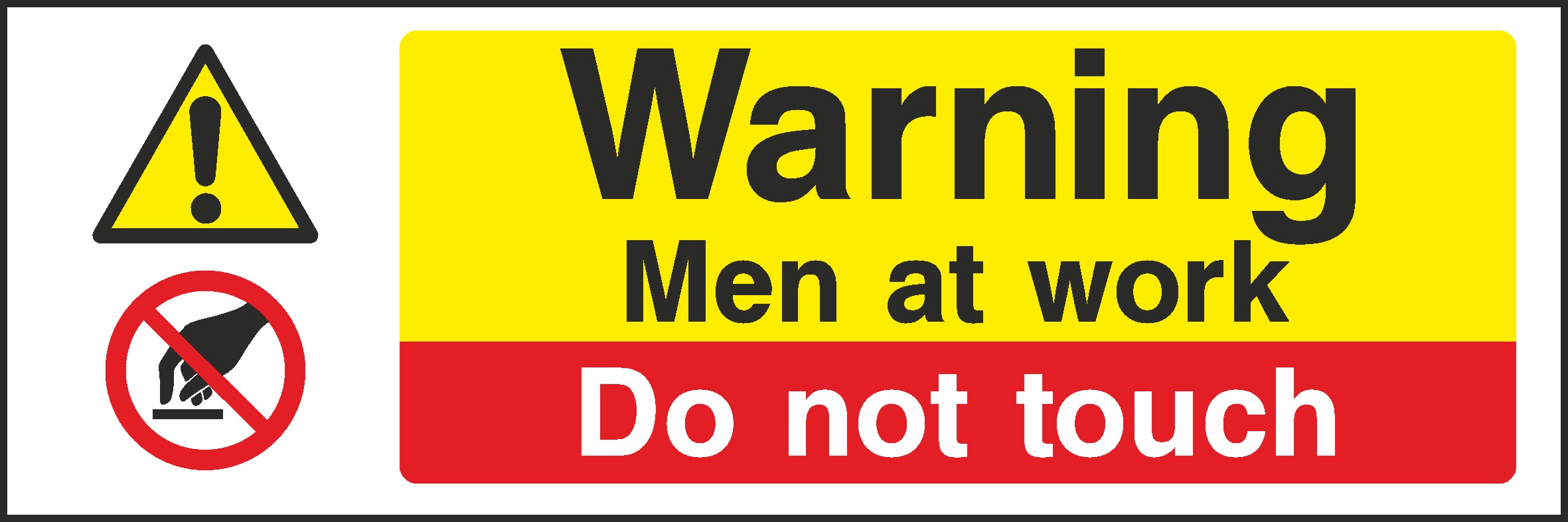 Men At Work Signs and Stickers