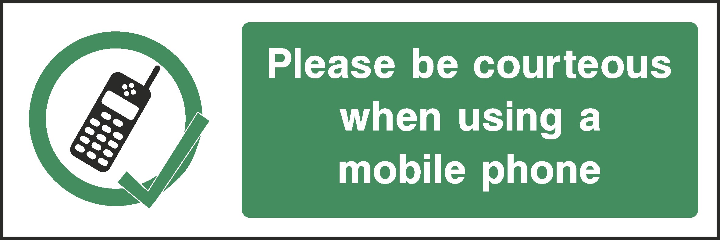 When Using A Phone Signs and Stickers