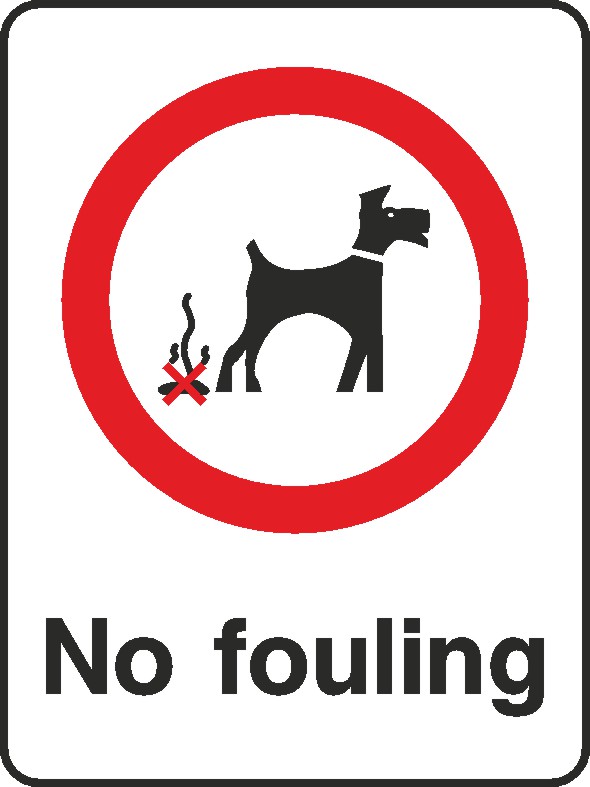 No Dog Fouling Signs and Stickers