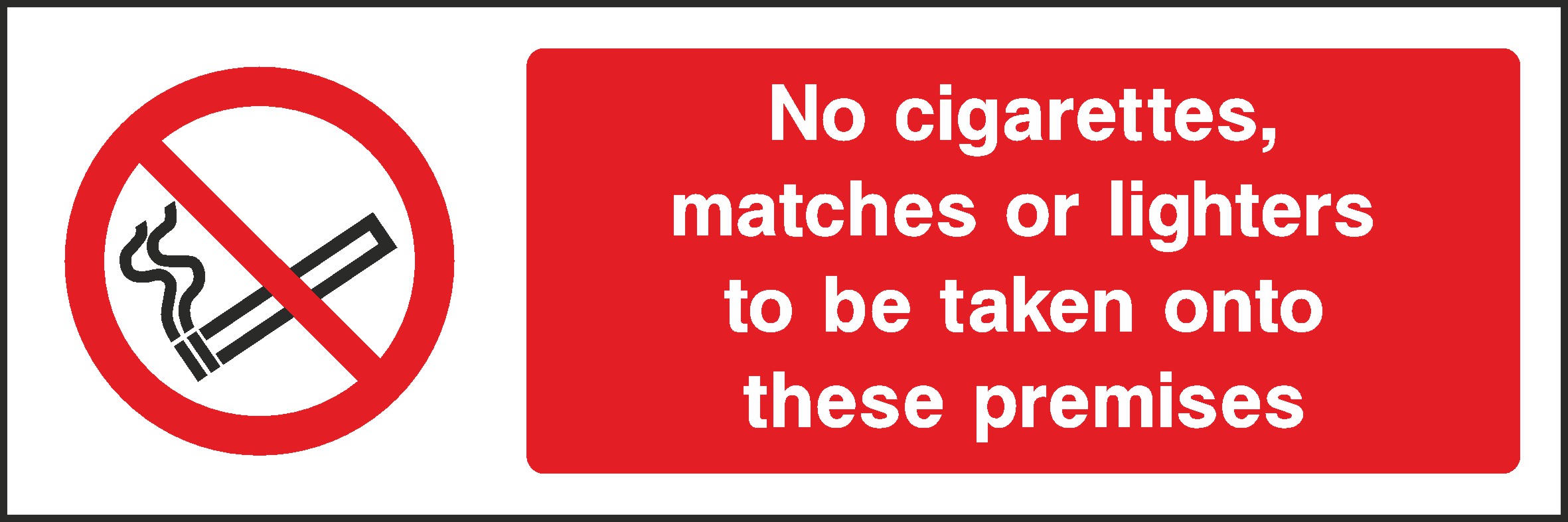 No Smoking Public Signs and Stickers