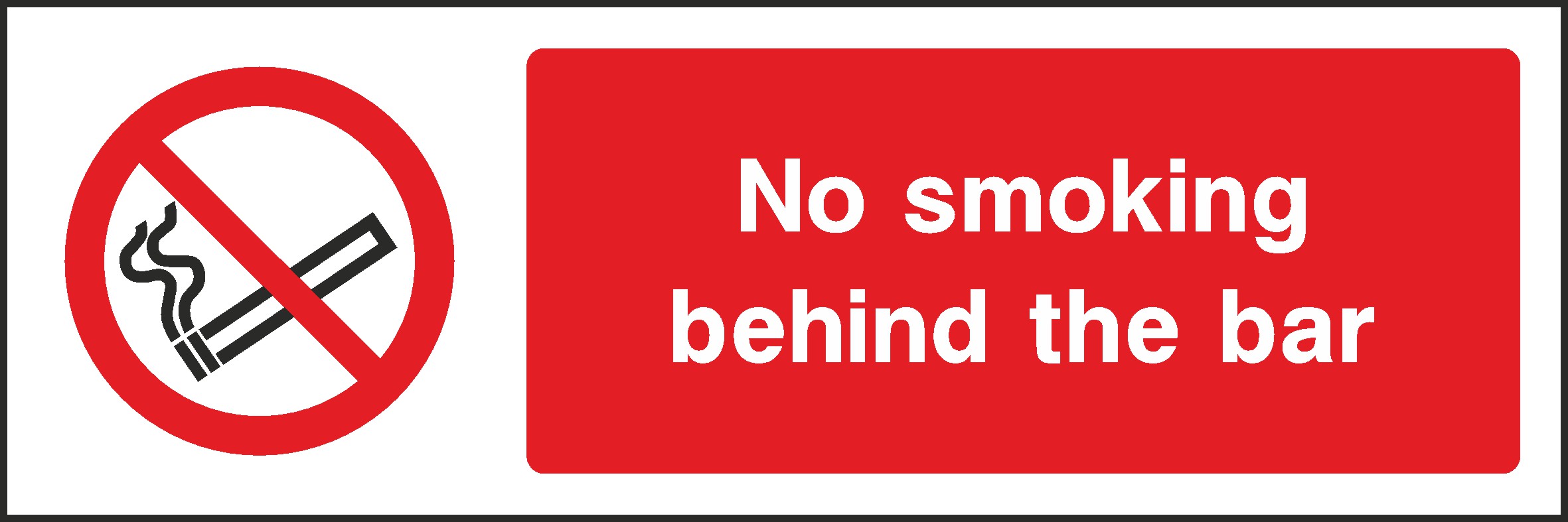 No Smoking Public Behind Signs and Stickers