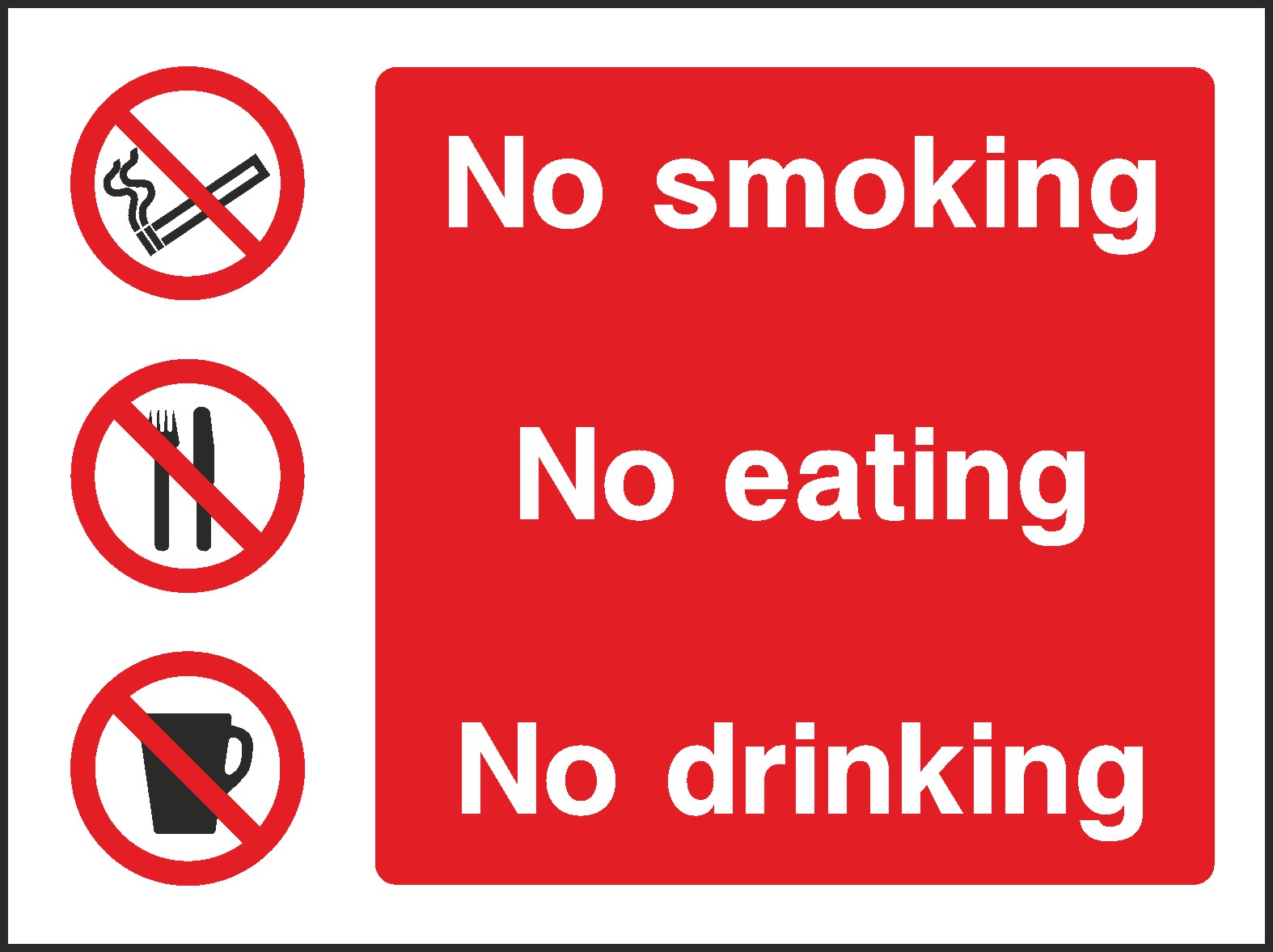 No Smoking Public Signs and Stickers