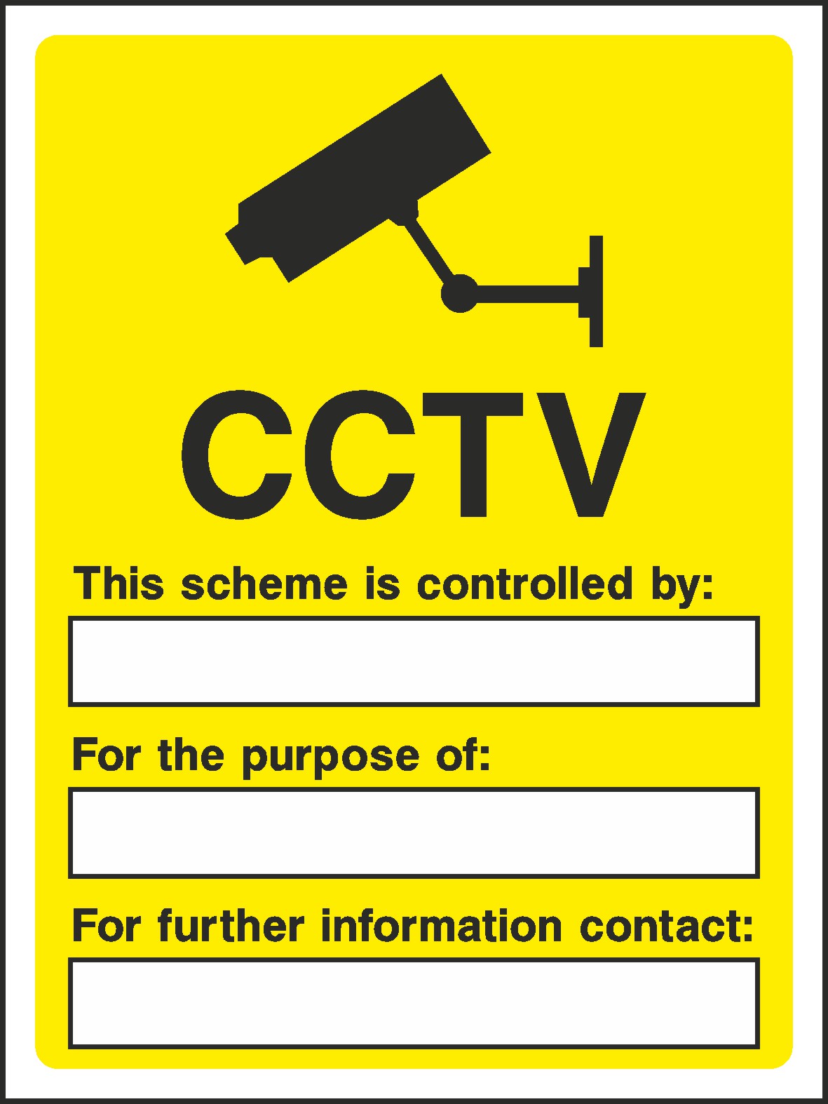 CCTV Scheme Signs and Stickers
