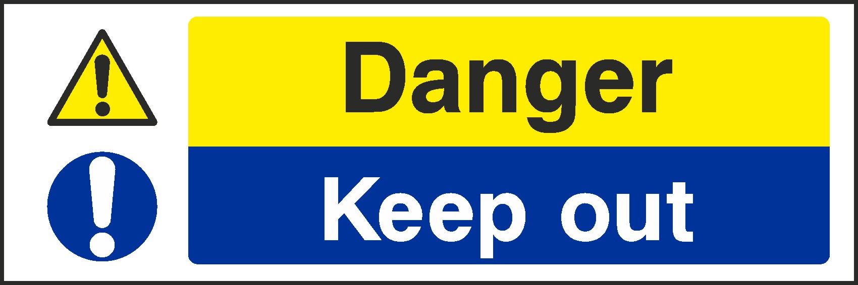 Danger Keep Out Signs and Stickers