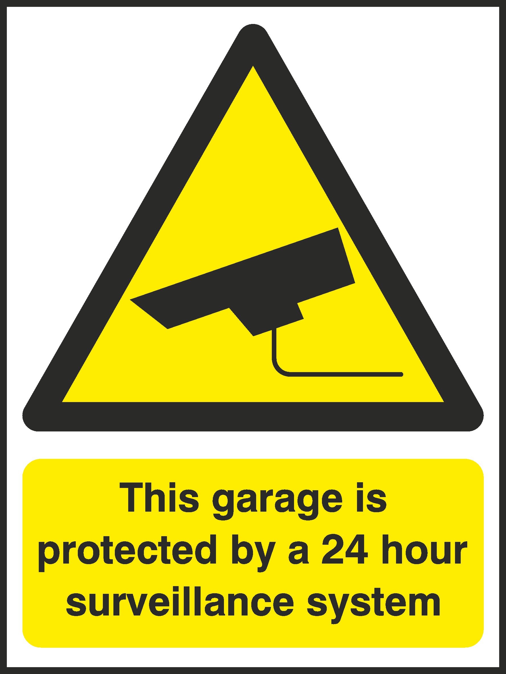 Cctv Garage Signs and Stickers