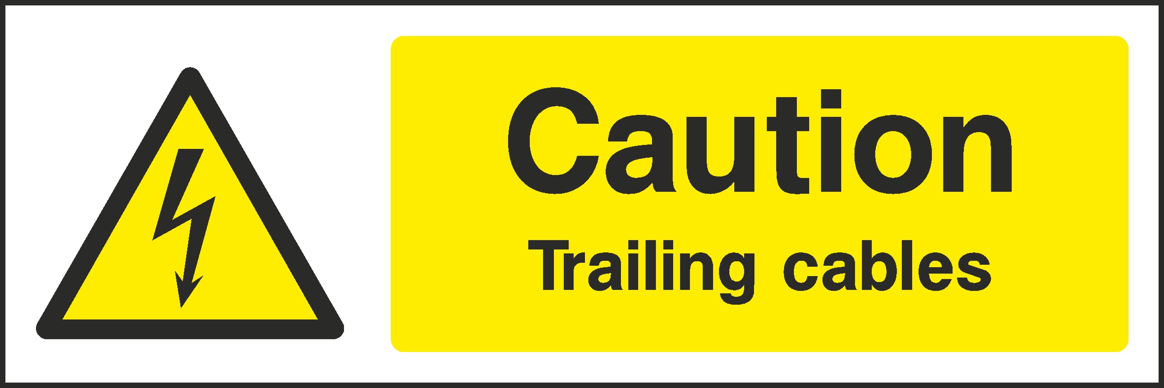 Tailing Cables Signs and Stickers