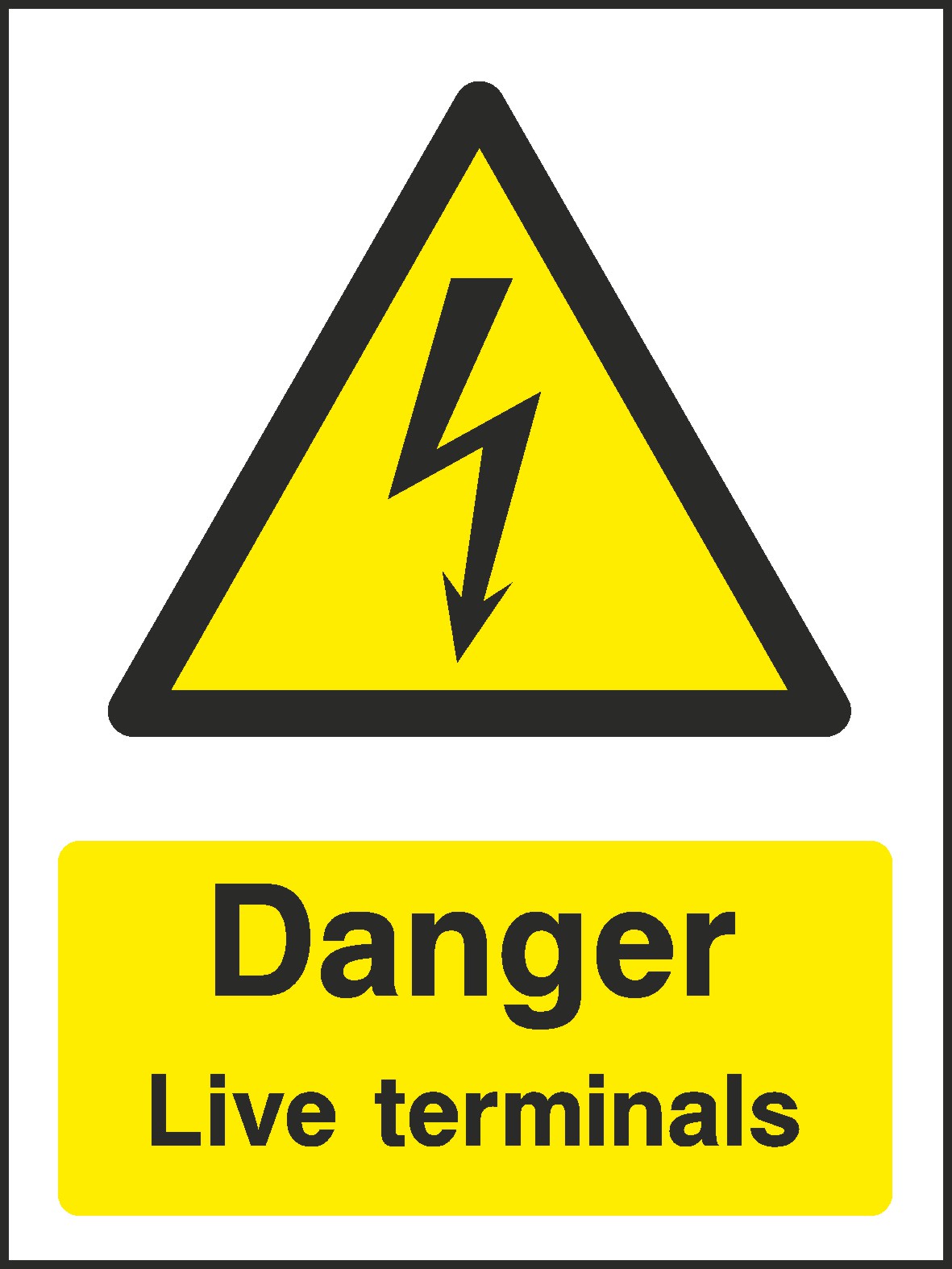 Live Terminals Signs and Stickers