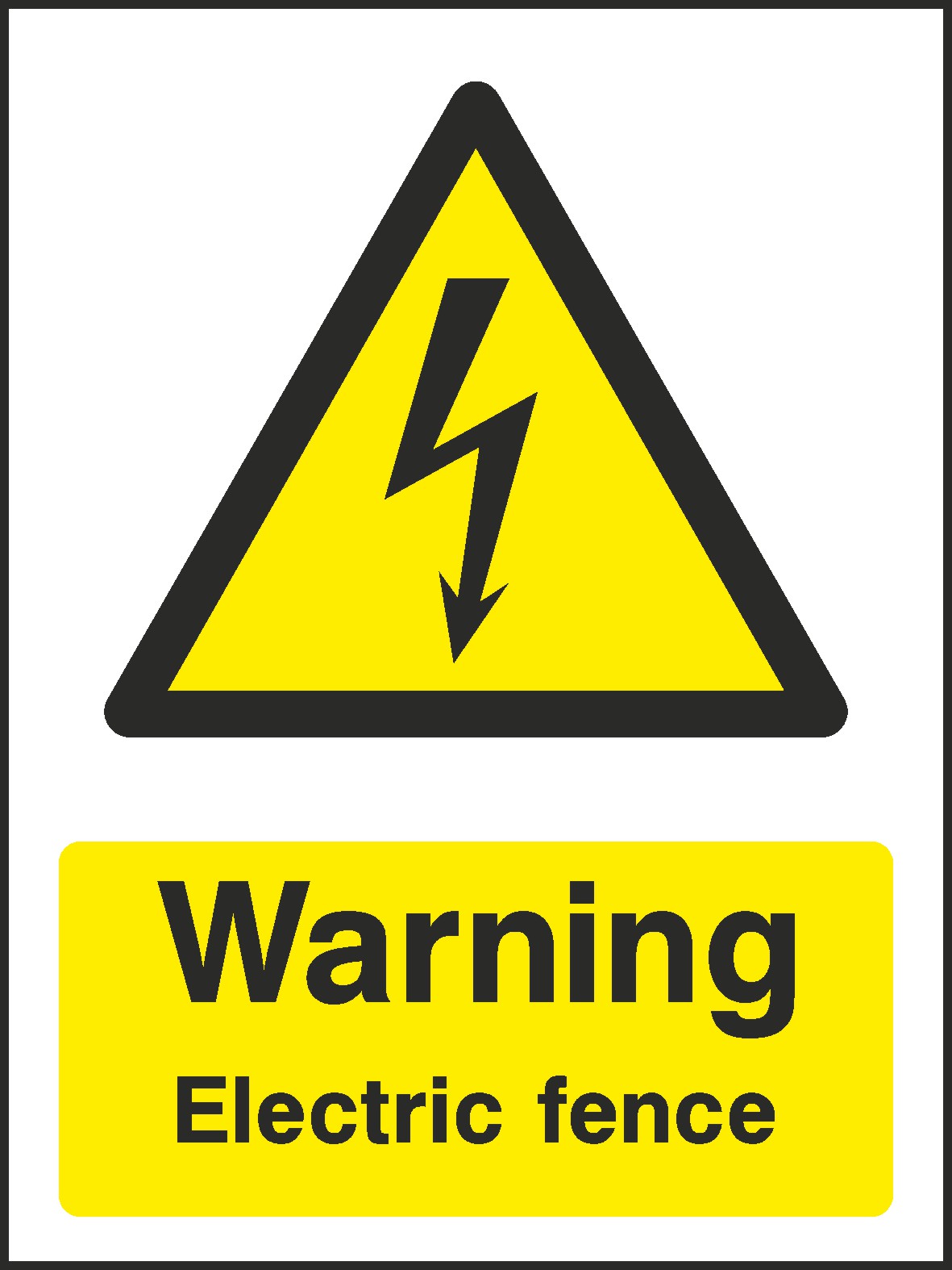 Electric Fence Signs and Stickers