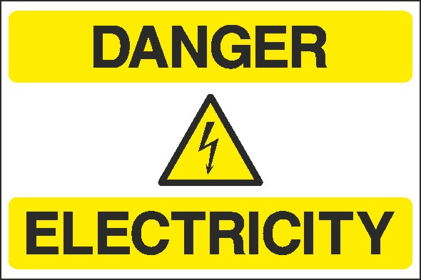 Danger Electricity Signs and Stickers