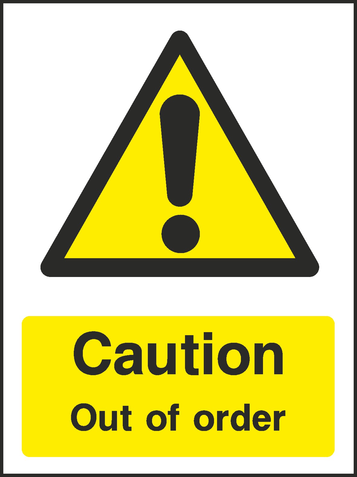 Out Of Order Signs and Stickers