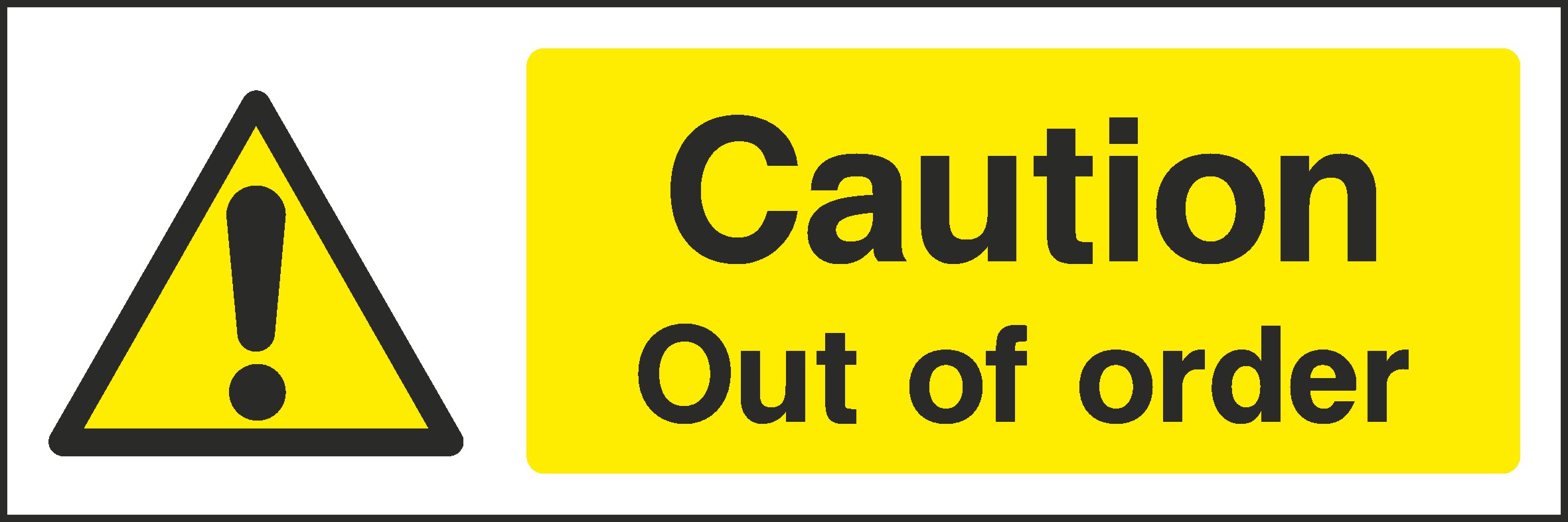 Out Of Order Signs and Stickers